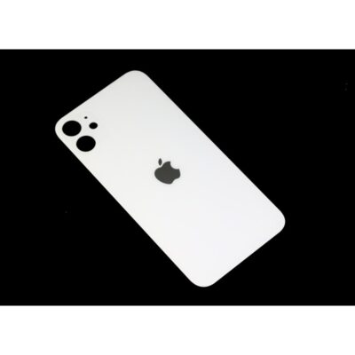 Capac Baterie Apple iPhone 11 Alb, cu gaura pentru camera mare