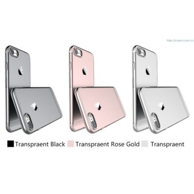 Husa Usams Primary Series Apple Iphone SE (2020), Iphone 7, Iphone 8 Transparent Neagra
