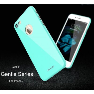 Husa Usams Gentle Series Apple Iphone 7, Iphone 8 Albastra Deschis