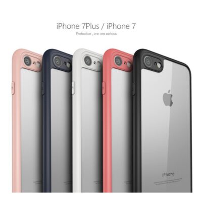 Husa Side Color TPU Iphone Apple 7 Rosie