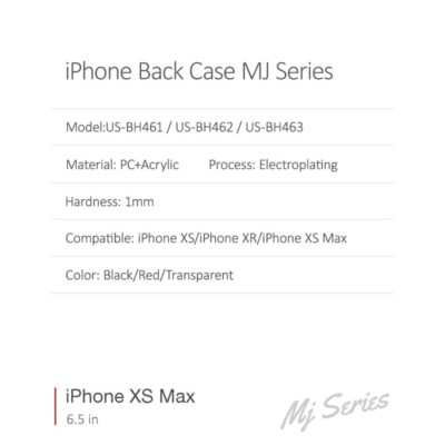 Husa Usams MJ Series Iphone XS Max Transparenta
