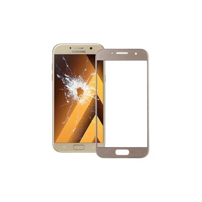 Geam Sticla Samsung Galaxy A3 (Versiunea 2017) SM A320 Gold cu OCA
