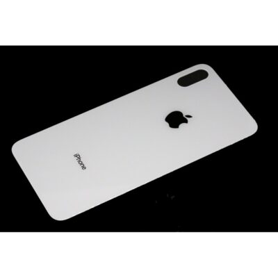 Capac Baterie Apple iPhone XS pentru camera cu gaura mica Alb
