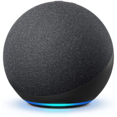 Boxa inteligenta Amazon Echo, generatia 4a Cu sunet premium, hub inteligent casa si Alexa, Negru
