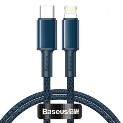 Cablu BASEUS Incarcare Si Sincronizare Date USB Type C – Lightning 1m Albastru