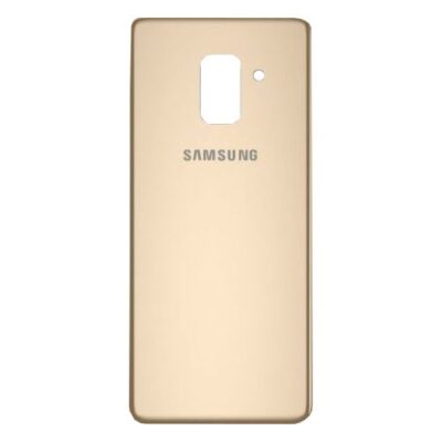 Capac Baterie Spate Samsung Galaxy A8 Plus A730 2018 Cu Adeziv Sticker Auriu