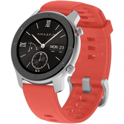Ceas smartwatch Amazfit GTR 42mm Coral Red