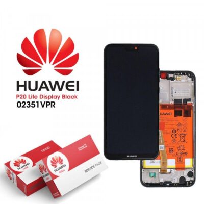 Display Huawei P20 Lite 2018 Cu Rama Si Baterie Original Negru
