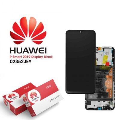 Display Huawei P Smart 2019 Cu Rama si Baterie Original Negru