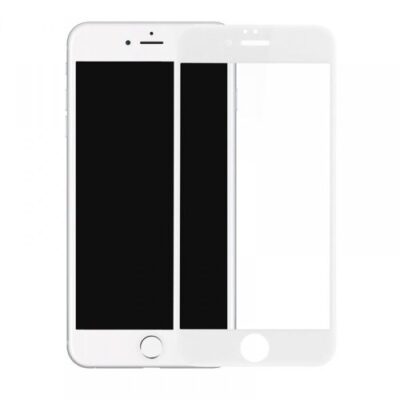 Folie Sticla iPhone 6 iPhone 6s Acoperire Completa 6D Alba
