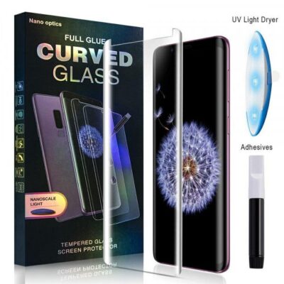 Folie Sticla Securizata 3D Adeziv Lichid UV pentru Samsung Galaxy S7 Edge