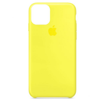Husa iPhone 12 Mini Silicon Yellow