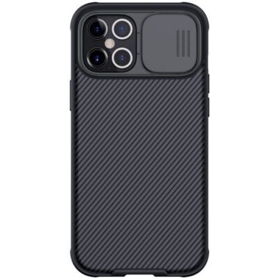 Husa iPhone 12 Pro Max Dura Cu Protectie Camera Neagra