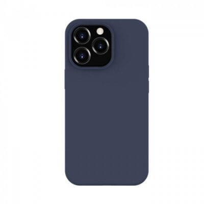 Husa iPhone 13 Pro Lemontti Liquid Silicon Dark Blue