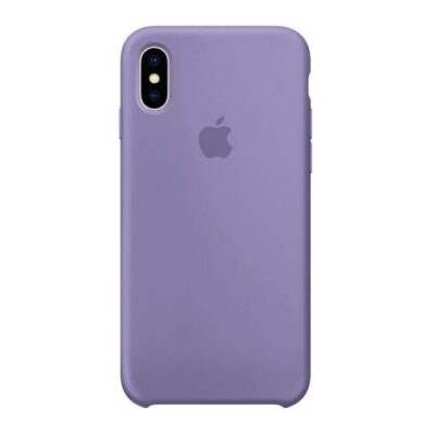 Husa iPhone X / XS Silicon Lavender Gray