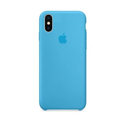 Husa iPhone XS Max Silicon Albastru Deschis