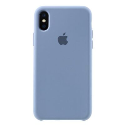 Husa iPhone XS / X Silicon Albastru Deschis