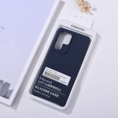 Husa Samsung Galaxy S21 Ultra Silicon Albastra