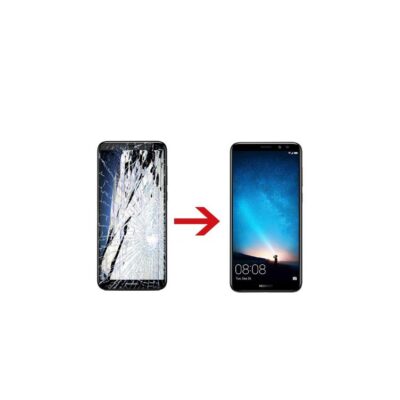 Inlocuire Geam Sticla Display Huawei P Smart 2019 Negru