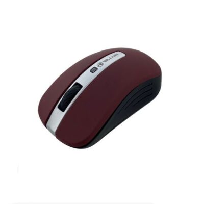 Mouse wireless Tellur Basic LED Rosu inchis