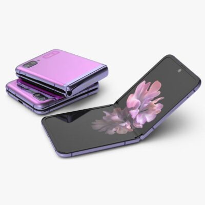 Telefon mobil Samsung Galaxy Z Flip Dual SIM 256GB 8GB RAM Mirror Purple