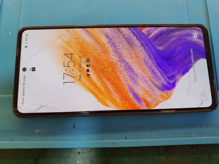 inlocuire sticla ecran samsung a53 5g