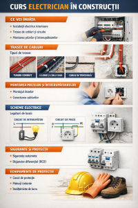 Curs Electrician în Construcții — Ghid practic, pe înțelesul tuturor