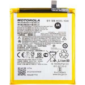 Acumulator Motorola Moto G8 / One Macro / G8 Play, KG40, Service Pack SB18C77667
