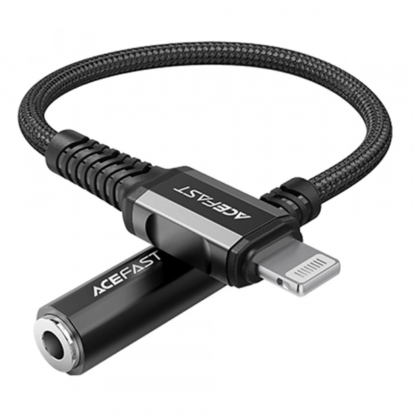 Adaptor Audio Lightning - 3.5mm Acefast C1-05, Negru