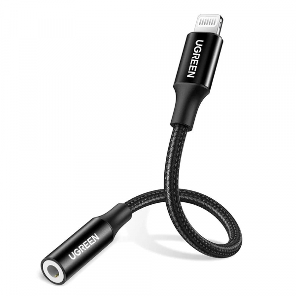Adaptor Audio Lightning - 3.5mm UGREEN US211 (30756), Negru