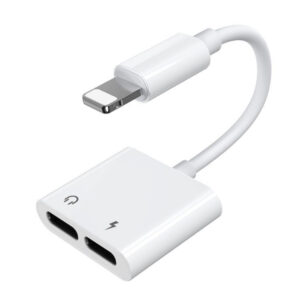 Adaptor Audio Lightning - 2 x Lightning Joyroom S-Y104, Alb