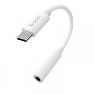 Adaptor Audio USB-C - 3.5mm HOCO LS30, Alb