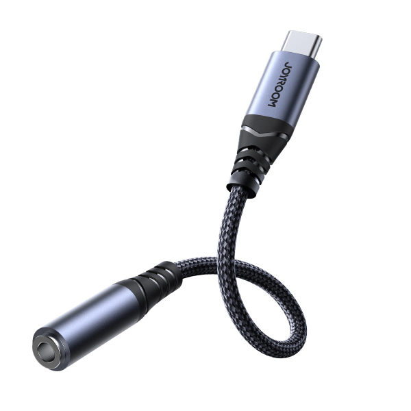Adaptor Audio USB-C - 3.5mm Joyroom SY-C01, Negru