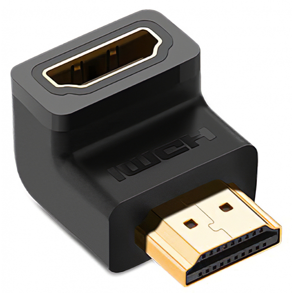 Adaptor Video UGREEN HD112 Up Angle, HDMI - HDMI, 4K, Negru