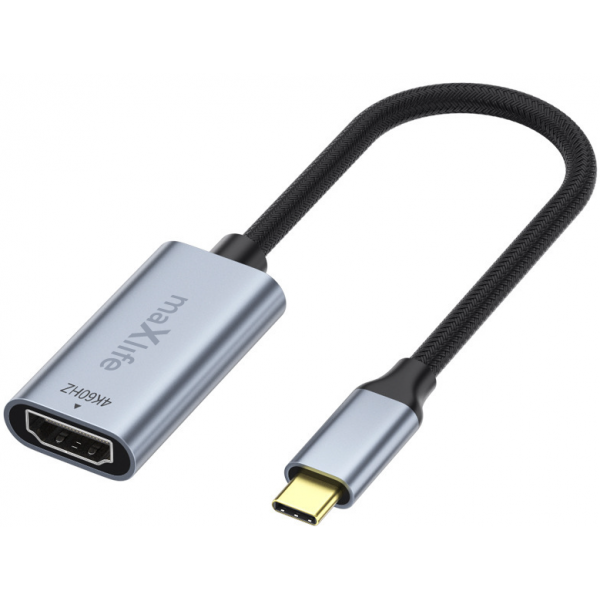 Adaptor Audio si Video USB-C - HDMI MaXlife MXHC-01, Gri