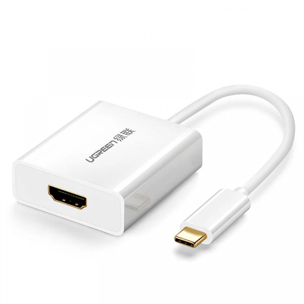 Adaptor Audio si Video USB-C - HDMI UGREEN, Alb
