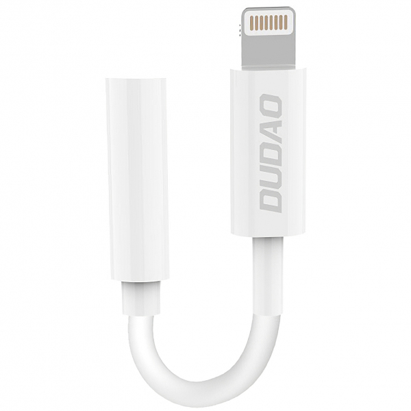 Adaptor Audio Lightning - 3.5mm Dudao L16i, Alb