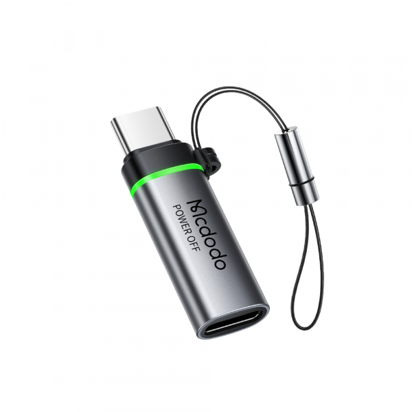 Adaptor Date si Incarcare Lightning - USB-C McDodo OT-6010 Power Off, Negru