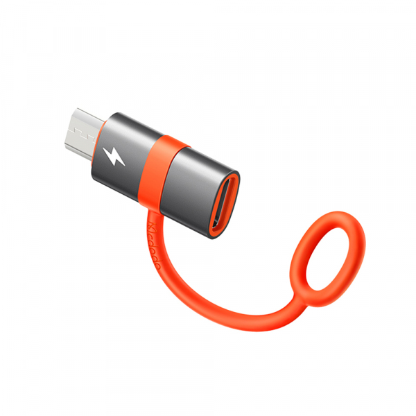 Adaptor Date si Incarcare USB-C - microUSB McDodo OT-3820, Gri