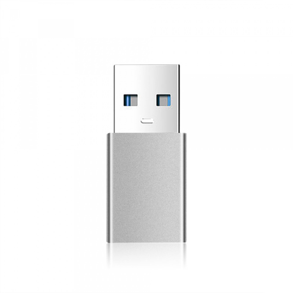 Adaptor Date si Incarcare USB-C - USB-A Fixed, Gri