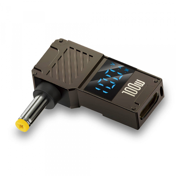 Adaptor Incarcare Techsuit LaptopPlugX A22, DC - USB-C, Gri