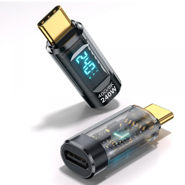 Adaptor Media USB-C Techsuit A23, Gri