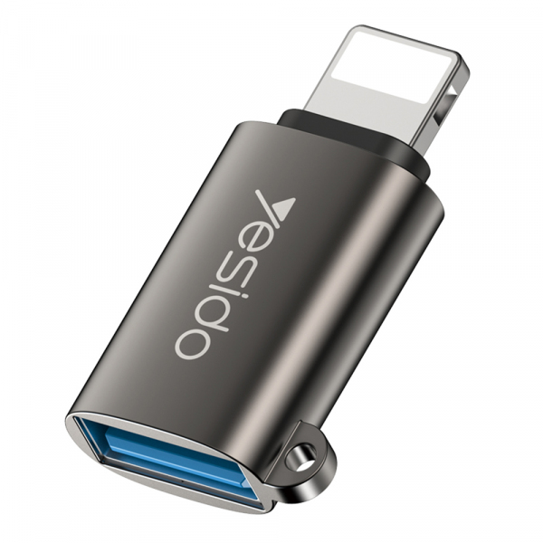 Adaptor OTG Lightning - USB-A Yesido GS14, Negru