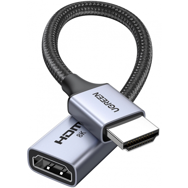 Adaptor Video UGREEN HD165, HDMI - HDMI, 8K, Gri