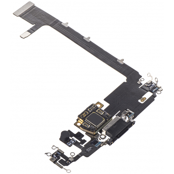 Banda cu Conector Incarcare - Microfon Apple iPhone 11 Pro Max, Negru