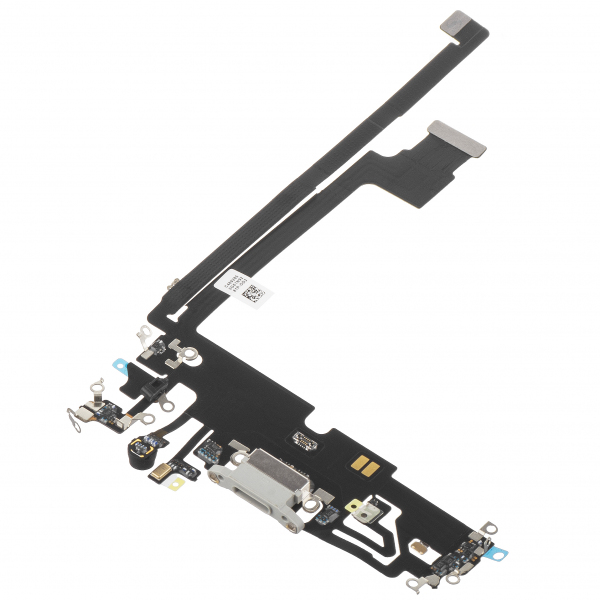 Banda cu Conector Incarcare - Microfon Apple iPhone 12 Pro Max, Argintiu