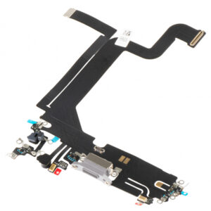 Banda cu Conector Incarcare - Microfon Apple iPhone 14 Pro Max, Argintiu