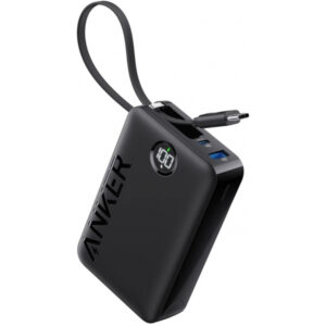 Baterie Externa Anker PowerCore 335, 20000mAh, 22.5W, QC + PD, 1 x USB-A - 2 x USB-C, Neagra A1647G11
