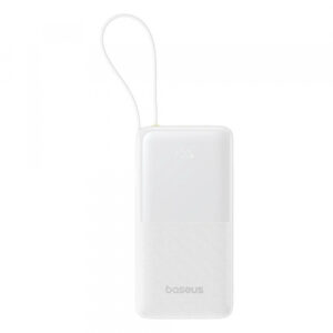 Baterie Externa Baseus Bipow 2, 10000mAh, 20W, QC + PD, 1 x USB-A - 2 x USB-C, Alba P10077101213-00