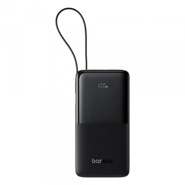 Baterie Externa Baseus Bipow 2, 20000mAh, 20W, QC + PD, 1 x USB-A - 2 x USB-C, Neagra P10077101113-01